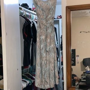 One piece pants suit